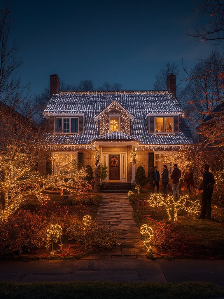 AI Christmas Lights: 7 Best Ways to Create Stunning Holiday Displays (Proven) 3 AI christmas lights - Illustration 3