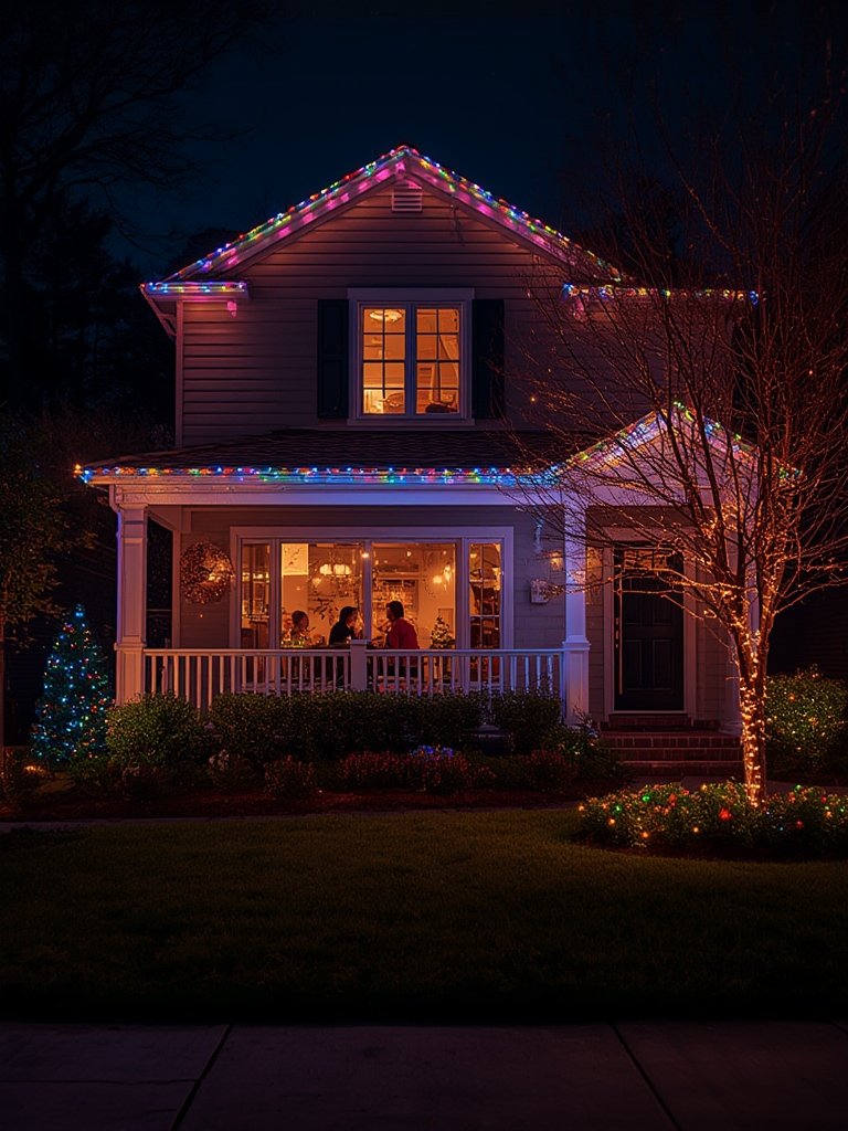permanent christmas lights - Illustration 3