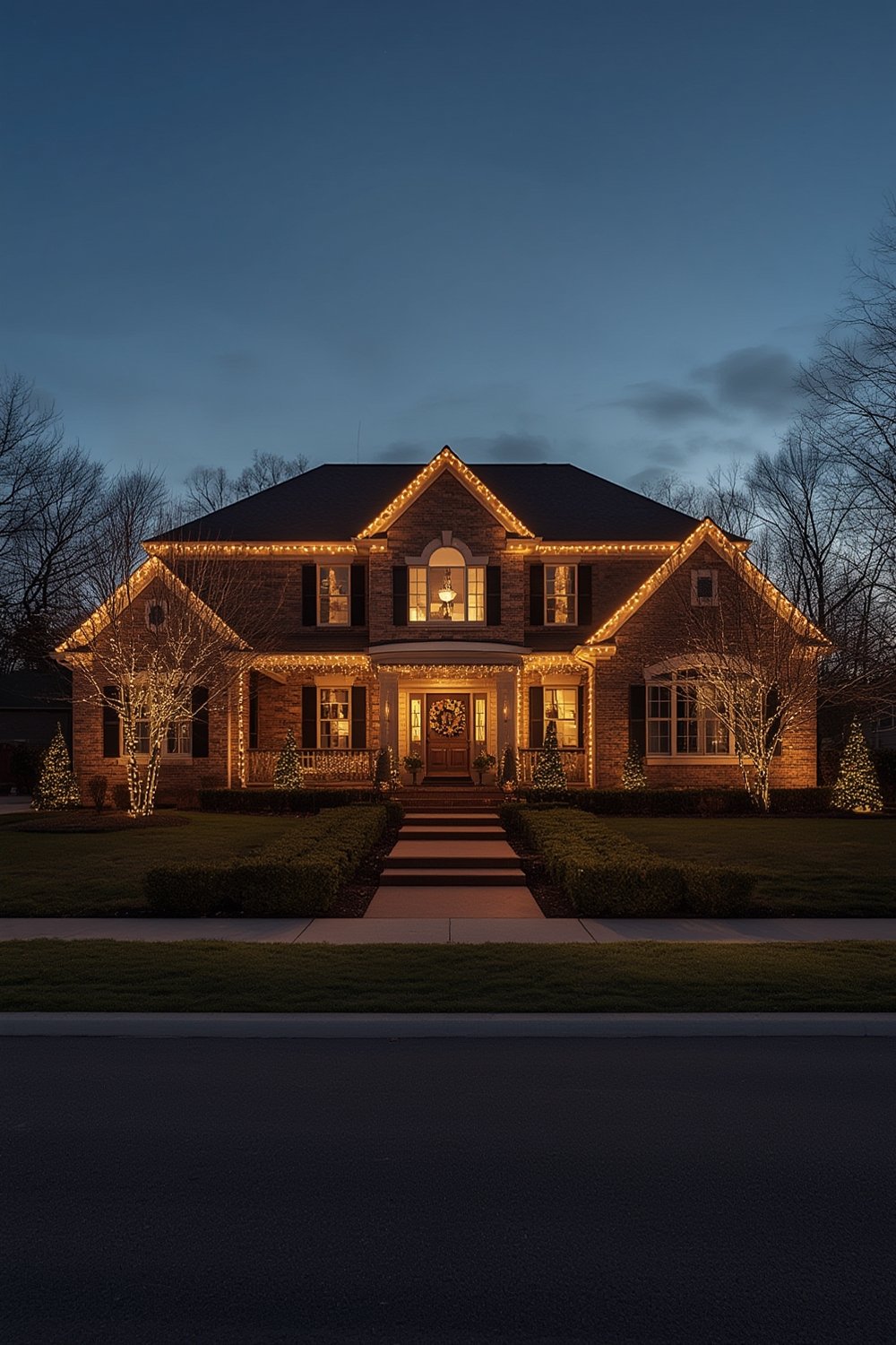 permanent christmas lights - Illustration 1