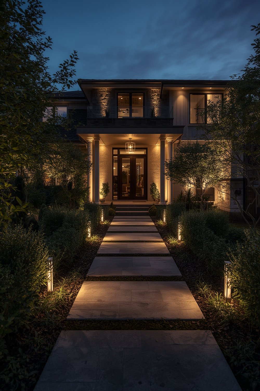 permanent outdoor lights - Illustration 1