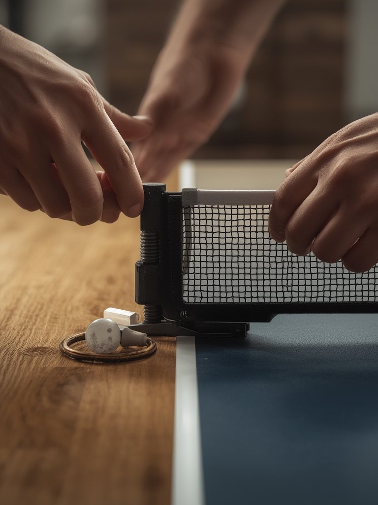 retractable ping pong net - Illustration 2