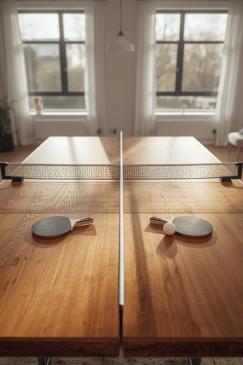 retractable ping pong net - Illustration 1