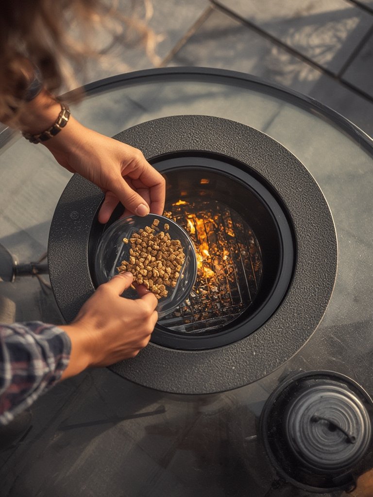 smokeless tabletop fire pit - Illustration 2