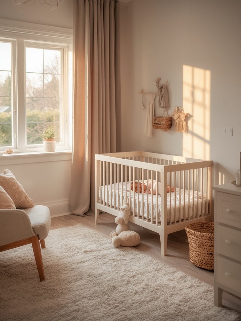Dream On Me Aden mini crib shown in its toddler bed conversion form