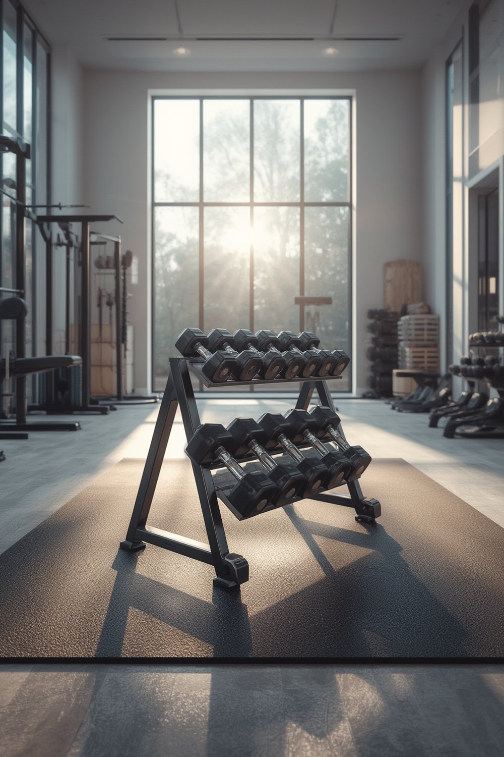 Dumbbell Rack: 7 Ultimate Steps For Amazing Results In 2026 1 Cap Barbell A-Frame dumbbell rack shown with a full set of hex dumbbells in a home gym setting.