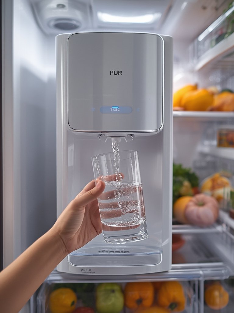 Water Dispenser: 7 Ultimate Steps For Amazing Results In 2026 2 A close-up of the PUR PLUS filter with text highlighting its lead reducing capability.