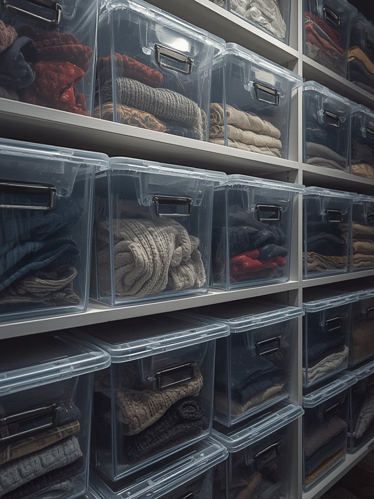 Storage Bins: 4 Ultimate Steps For Amazing Organization In 2026 2 A close-up view of the secure heavy-duty latch on the Sterilite plastic containers.